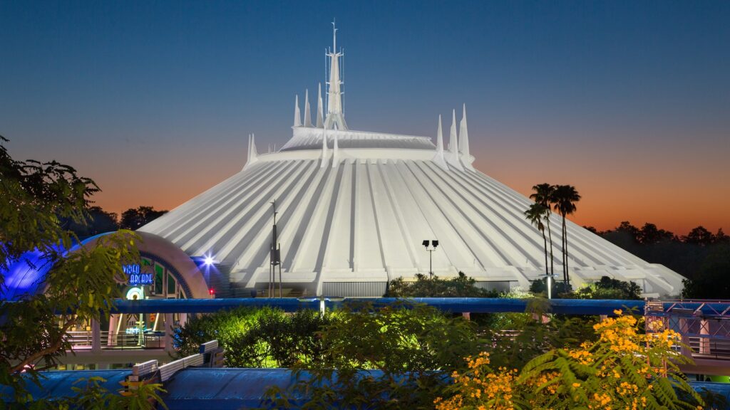 Space Mountain in Magic Kingdom